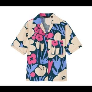 Marimekko x Uniqlo Floral Button Down